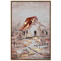 Barn House Canvas