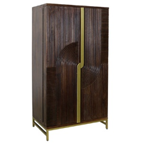 Mango Wood Cocktail Bar Cabinet