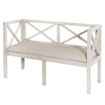 Ocean Wave Wooden Bench