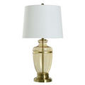 Gold Clear Glass Table Lamp