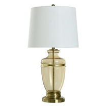 Gold Clear Glass Table Lamp