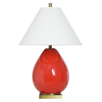 Rouge Glass Lamp