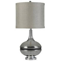 Elyse Smoke Table Lamp
