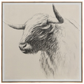 Horn Oil Painting Canvas
